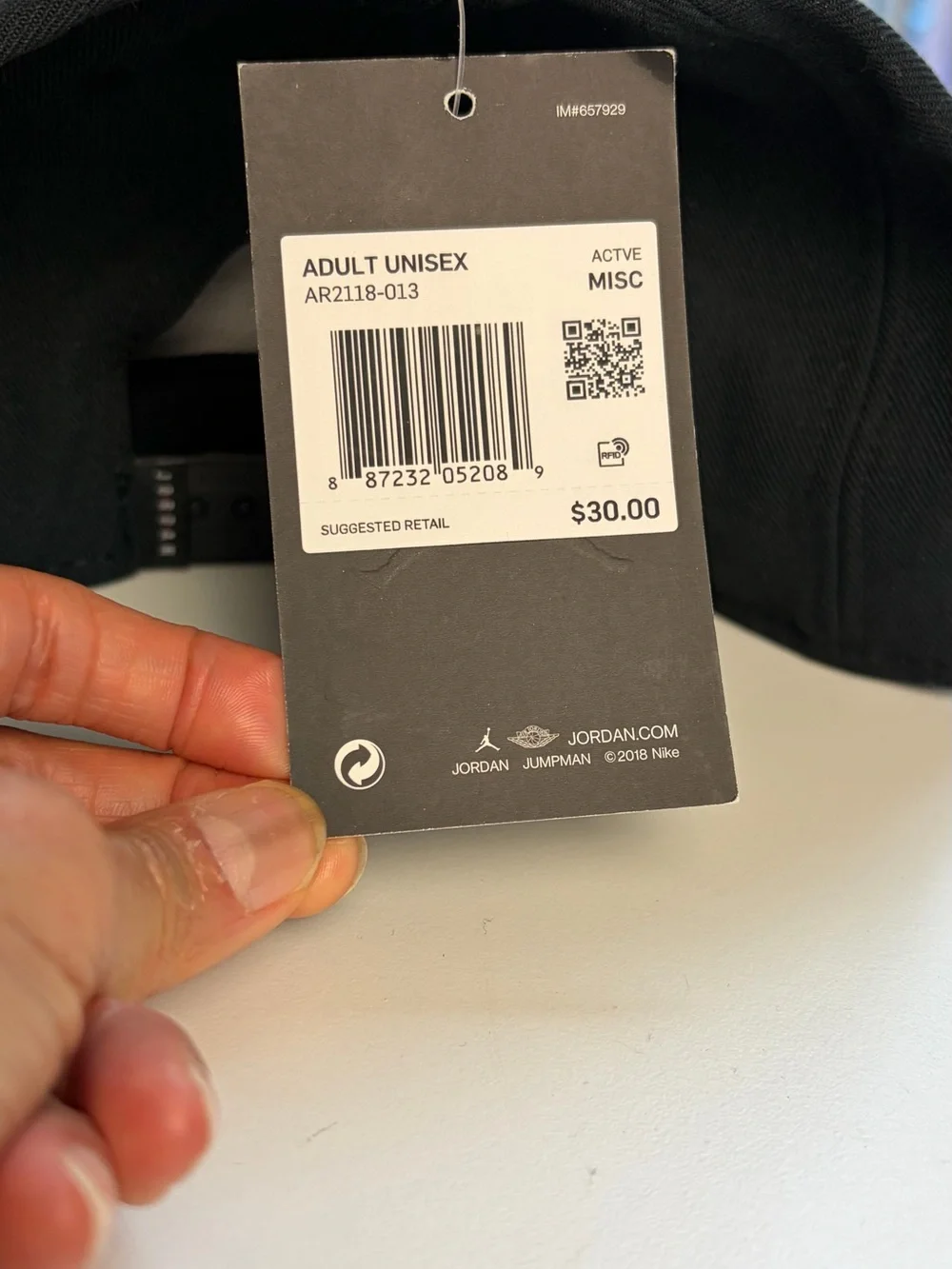 Nike Black Jordan Pro Hat